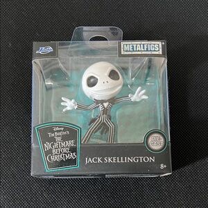 Jada Toys Jack Skellington Metalfigs Figure - Black and White
